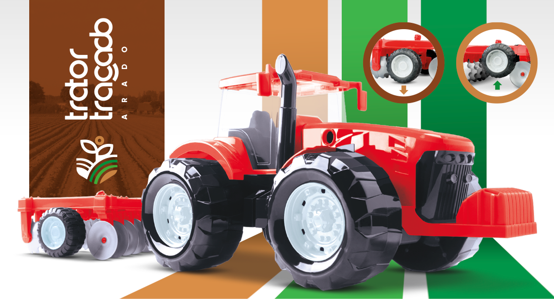 TRATOR TRAÇADO - ARADO