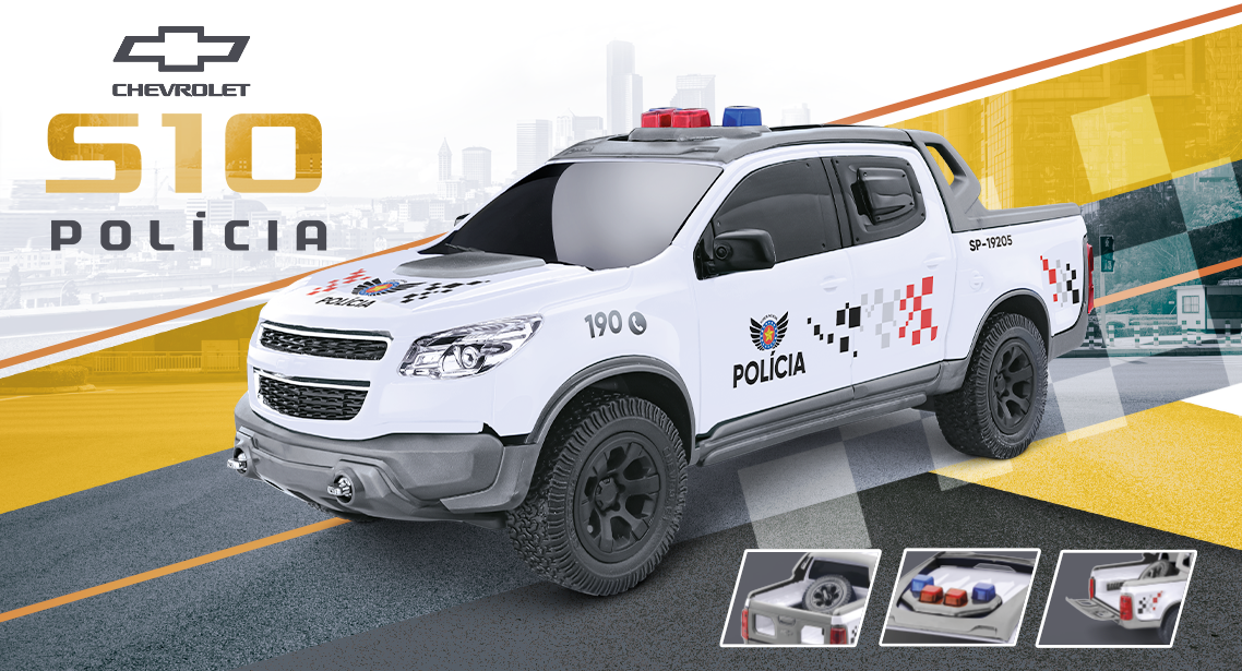 PICK-UP S10 - POLÍCIA - SP
