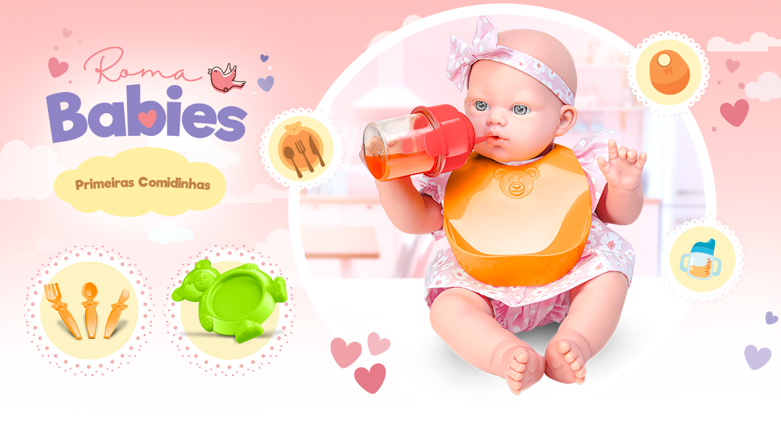 ROMA BABIES - PRIMEIRA COMIDINHA