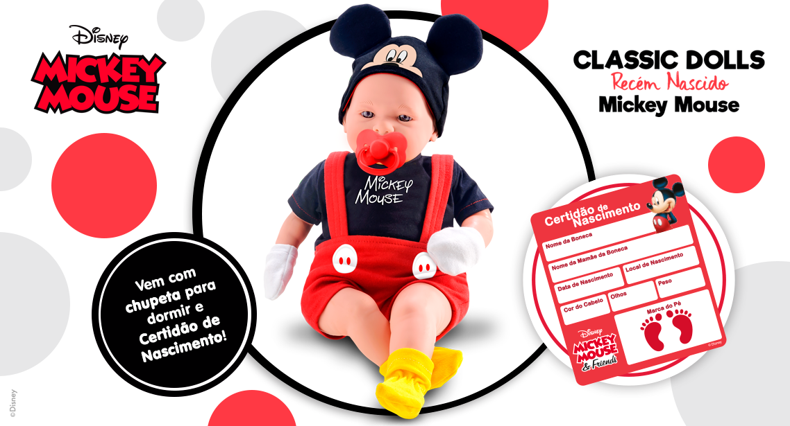 CLASSIC DOLLS - MICKEY MOUSE