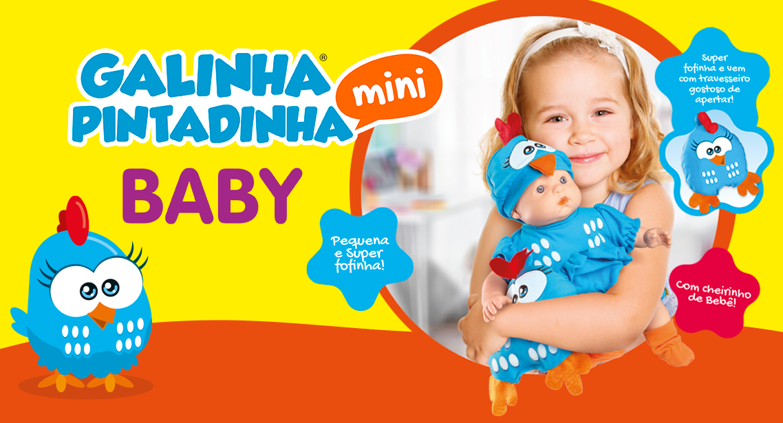 GALINHA PINTADINHA - MINI - BABY