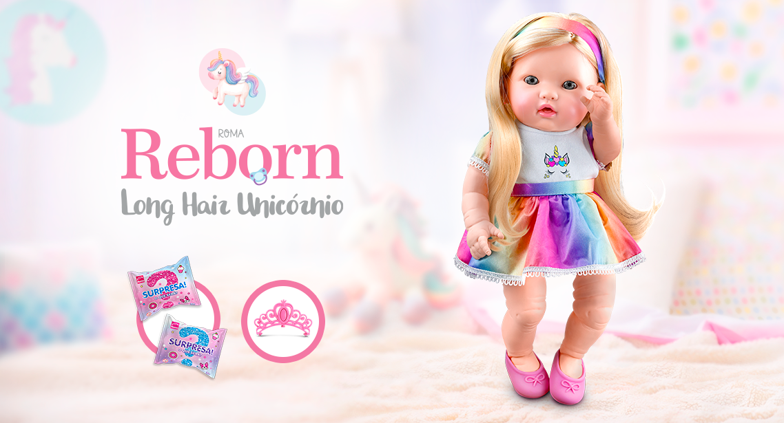 ROMA REBORN - LONG HAIR UNICÓRNIO