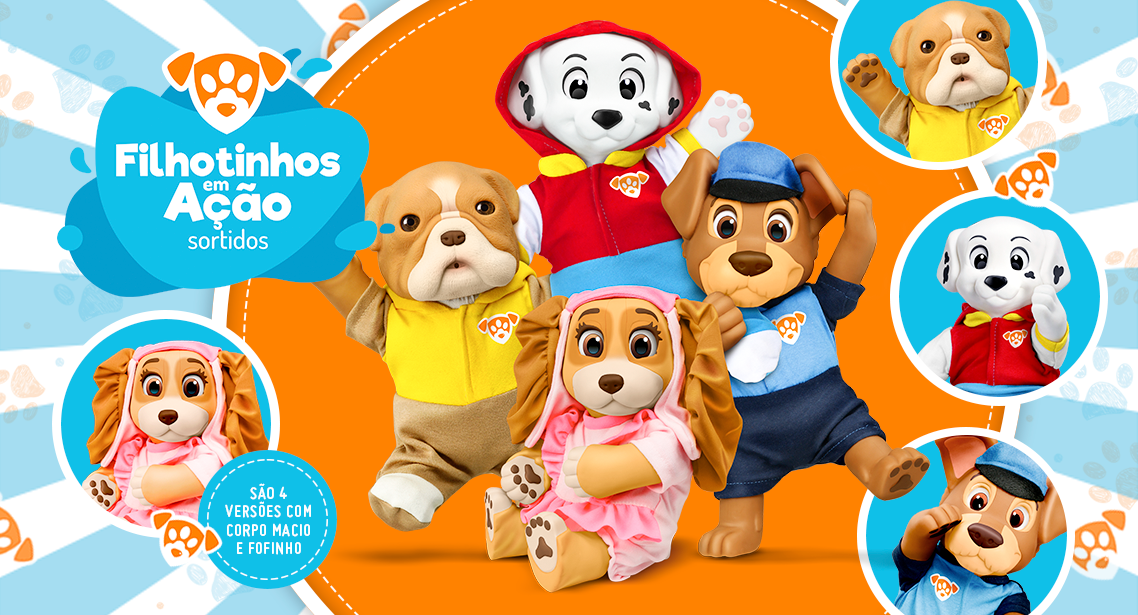 FILHOTINHOS EM AÇÃO - SORTIDOS