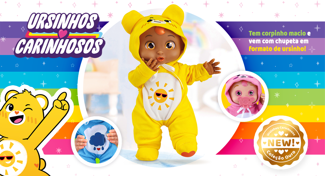 KILTY KIDS - URSINHOS CARINHOSOS -  AMARELO