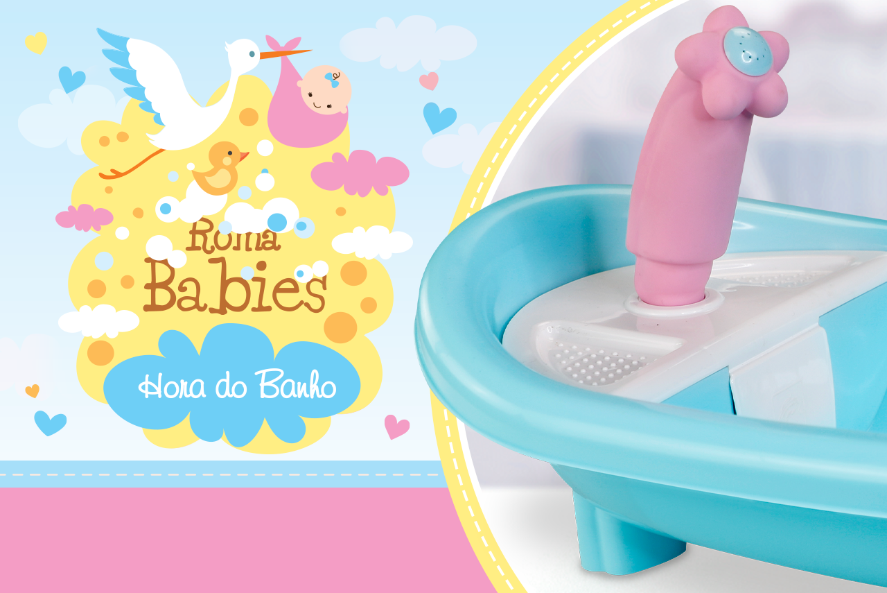 ROMA BABIES - KIT HORA DO BANHO